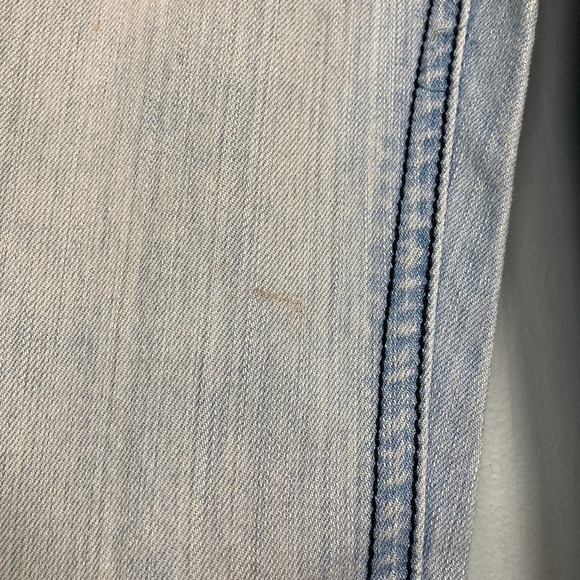 INDUSTRIAL Cotton Light Wash Boot Cut Denim Jeans Junior's Size 5 Navy Contrast - Picture 5 of 12